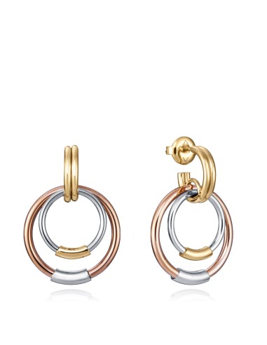 Pendientes Air Acero Ip Tricolor