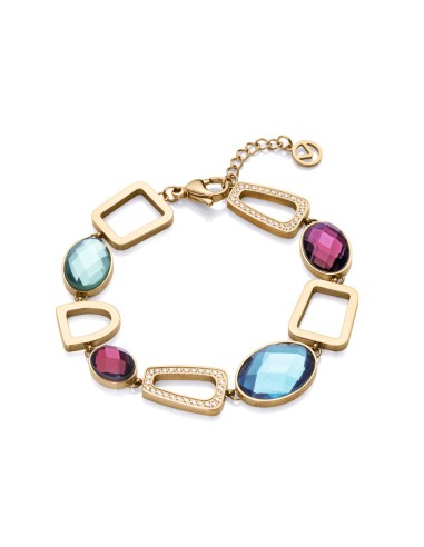 Pulsera Acero IP Dorado Iradiant Color...