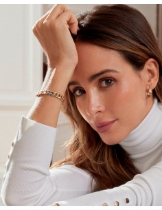 Pulsera Acero Eslabón Tricolor 2