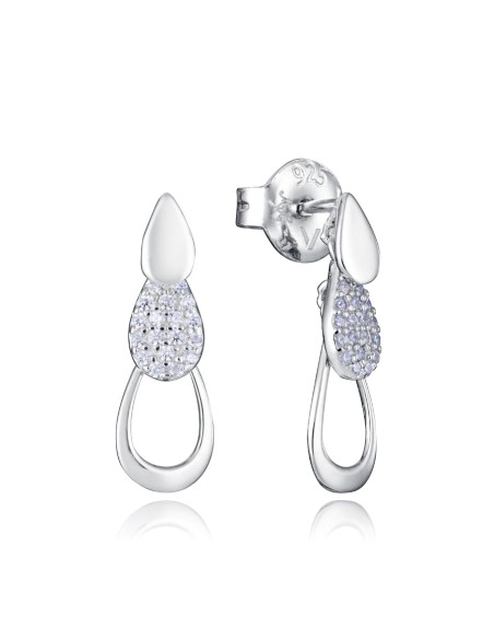 Pendientes Plata de 1ªLey Circonitas Blancas