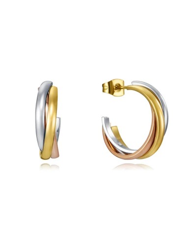 Pendientes en acero 3 colores