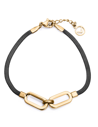 Pulsera acero bicolor