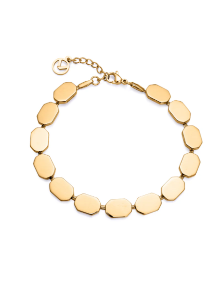 Pulsera acero dorado