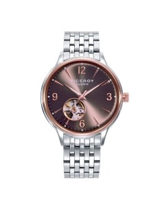 Reloj caja bicolor acero e Ip rosa con cristal zafiro 5 atm