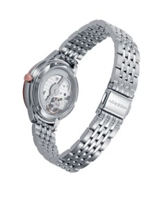 Reloj caja bicolor acero e Ip rosa con cristal zafiro 5 atm 2