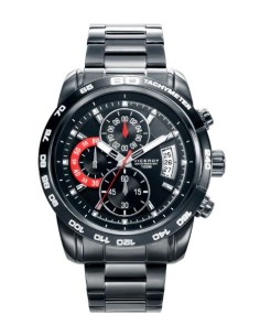 Reloj de hombre Heat de acero con IP gris