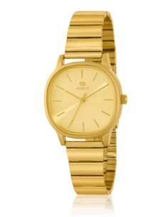 RELOJ ACERO DORADO MATE MUJER