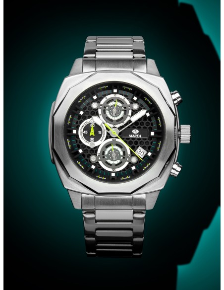 Reloj Marea Hombre  Edición Especial 3onógrafo Acero Analógico0 Aniversario Cr