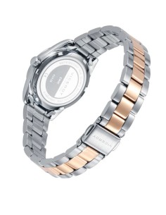 Reloj de mujer Chic con caja y brazalete de acero bicolor 2