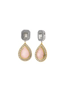 PENDIENTES PLATA CHAPADO DORADO AMATISTA VERDE