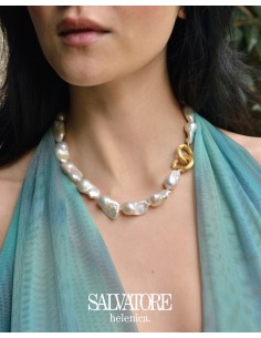 COLLAR PLATA CHAPADO DORADO PERLAS BARROCAS 2